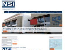 Tablet Screenshot of nsi.com.na